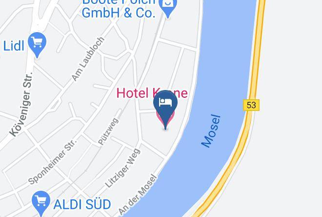 Bernkastel Wittlich - Hotel Krone Maps