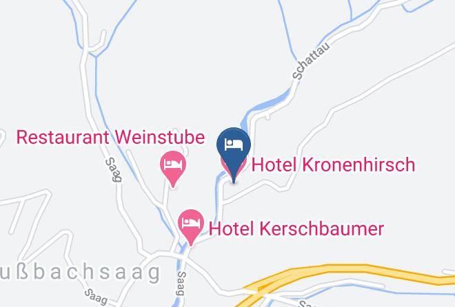 Hallein - Hotel Kronenhirsch Maps