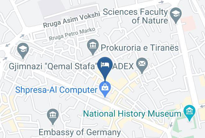 Tirana - Hotel Kruja Maps