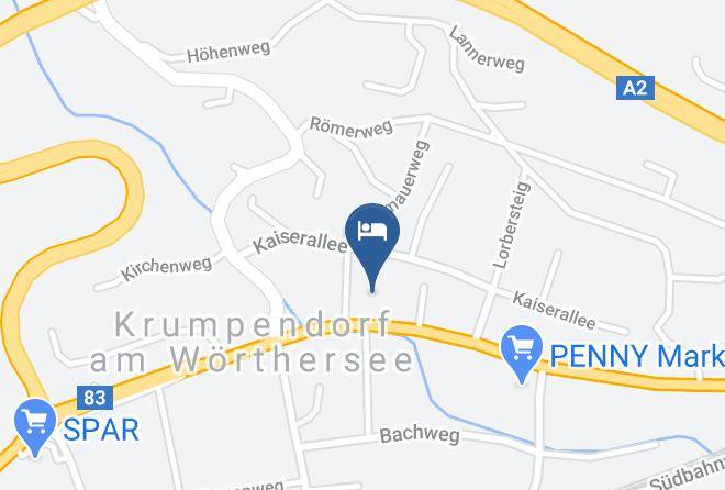 Klagenfurt Land - Hotel Krumpendorferhof Maps