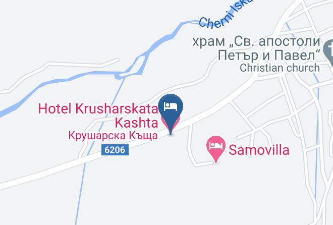 Hotel Krusharskata Kashta Map