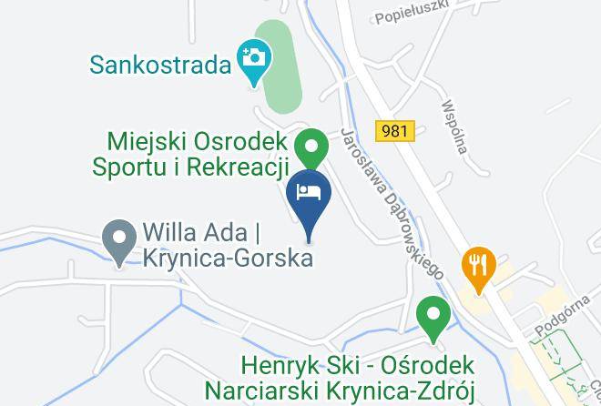 Hotel Krynica Map