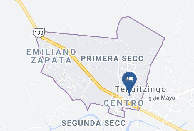 Tehuitzingo - Hotel Krystal Maps