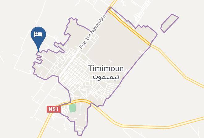 Adrar - Hotel Ksar Amazaten Maps