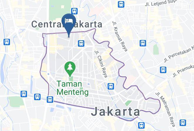 Central Jakarta - Hotel Kuala Lumpur In Maps