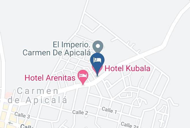 Carmen De Apicala - Hotel Kubala Maps