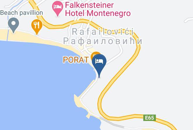 Budva - Hotel Kuc Maps