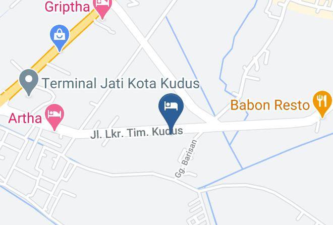 Kudus Regency - Hotel Kudus Indah Maps