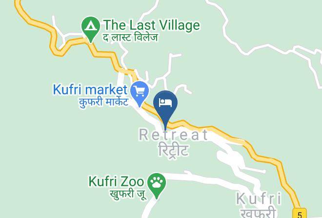 Shimla Ruralt - Hotel Kufri Heights Maps