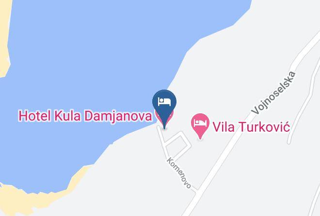 Plav - Hotel Kula Damjanova Maps