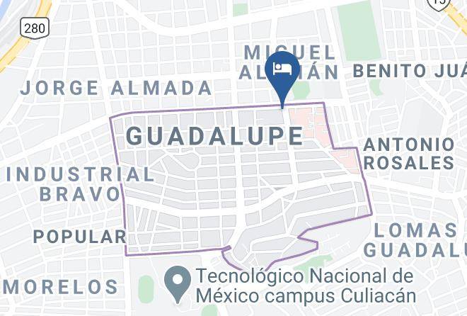 Culiacan - Hotel Kuliacan Maps