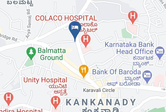 Mangalore - Hotel Kumar's International Maps