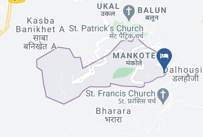Dalhousie Sub District - Hotel Kumars Dalhousie Maps