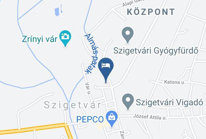 Szigetvar - Hotel Kumilla Maps