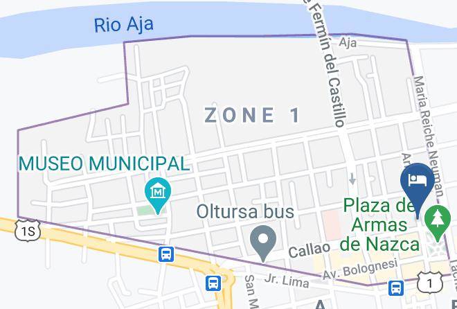 Nazca - Kunan Wasi Hotel Maps
