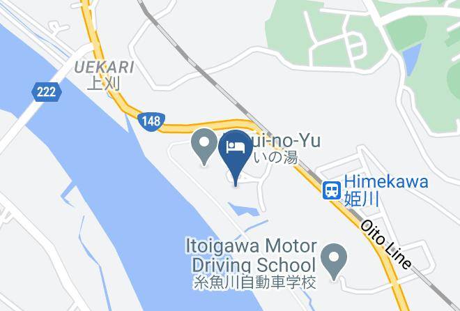 Itoigawa City - Hotel Kunitomi Annex Maps