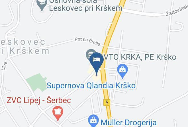 Krsko - Hotel Kunst Maps