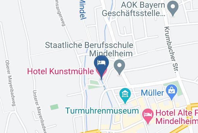 Unterallgau - Hotel Kunstmuhle Maps
