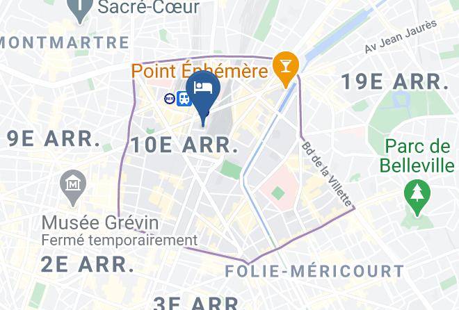 Hotel Les Deux Gares Map