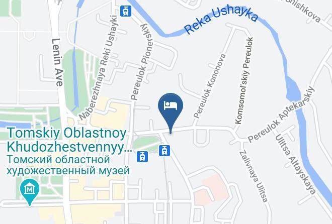 Tomsk - Hotel Kupecheskiy Dom Maps