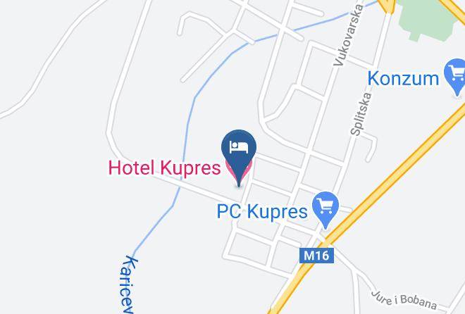 Kanton 10 - Hotel Kupres Maps