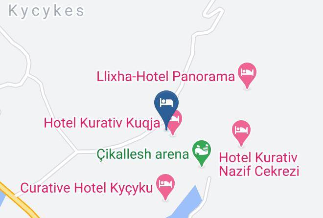 Elbasan - Hotel Kurativ Fatos Muca Maps