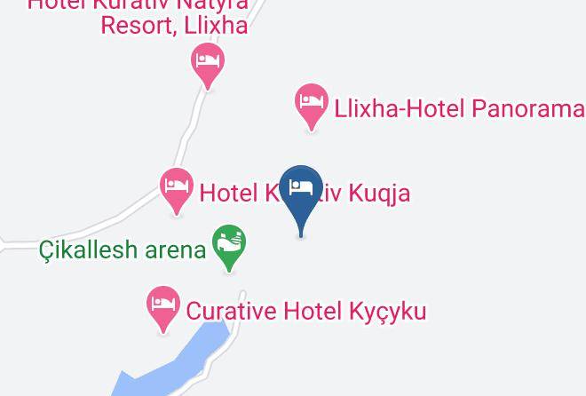 Elbasan - Hotel Kurativ Nazif Cekrezi Maps