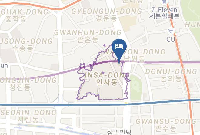 Jongnogu - Hotel Kuretakeso Insadong Maps