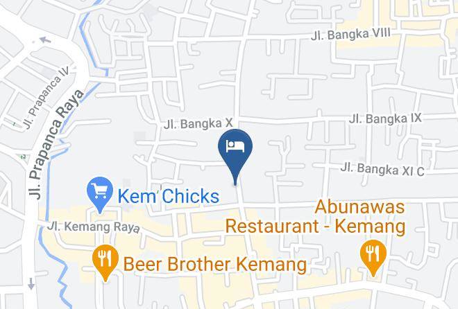 Jakarta Selatan - Hotel Kuretakeso Kemang Maps
