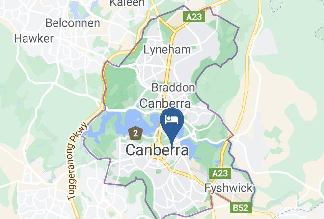 Barton - Hotel Kurrajong Canberra Maps