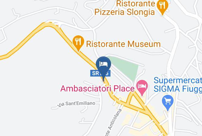 Frosinone - Hotel Kursaal Di Maria Lucia De Lucia E C Sas Maps