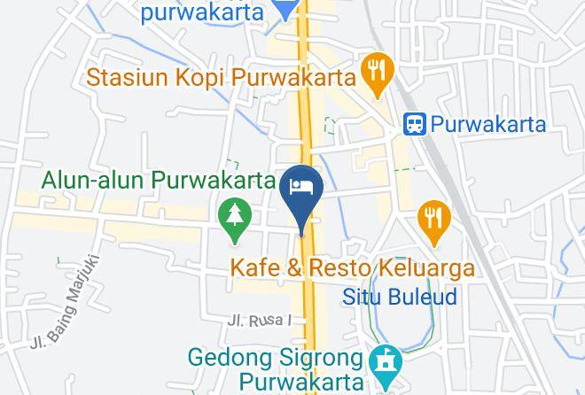Purwakarta Regency - Hotel Kusuma Maps