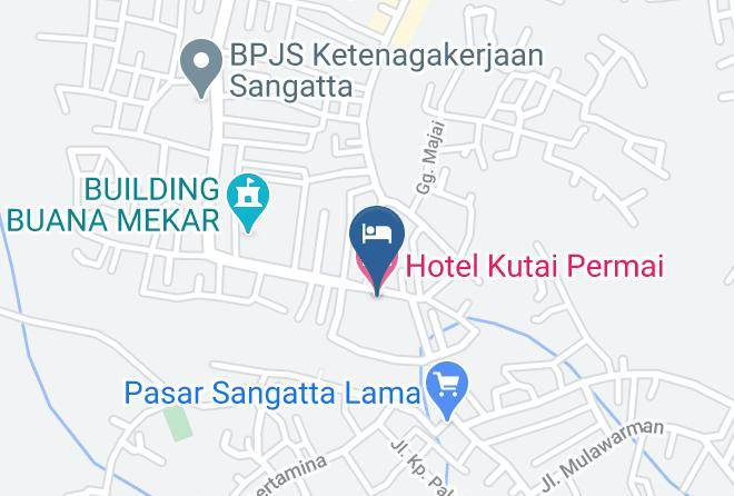 East Kutai Regency - Hotel Kutai Permai Maps