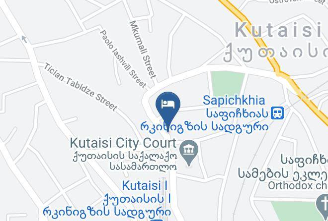 Kutaisi - Hotel Kutaisi Globus Maps