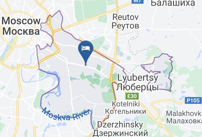 Moscow - Hotel Kuzminki Elite Maps