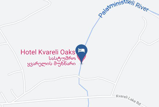 Georgia - Hotel Kvareli Oaks Maps