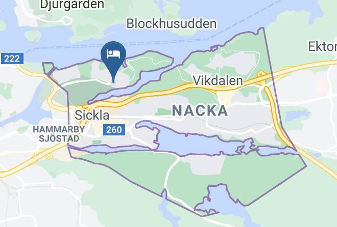 Nacka - Hotel Kvarnholmen Maps