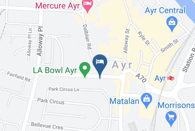 South Ayrshire - Hotel Kylestrome Bar & Grill Maps