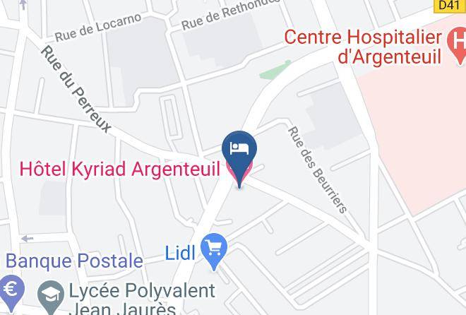 Val D Oise - Hotel Kyriad Argenteuil Maps