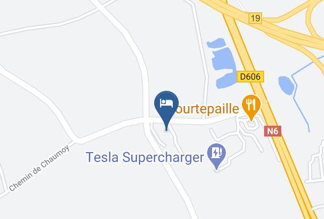 Hotel Kyriad Auxerre Map