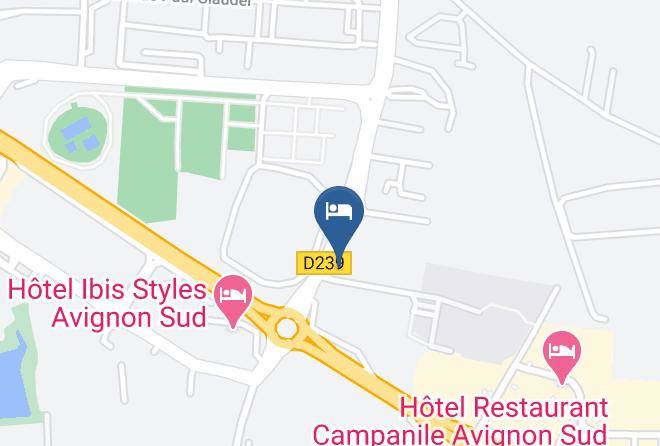 Vaucluse - Hotel Kyriad Avignon Cap Sud Maps