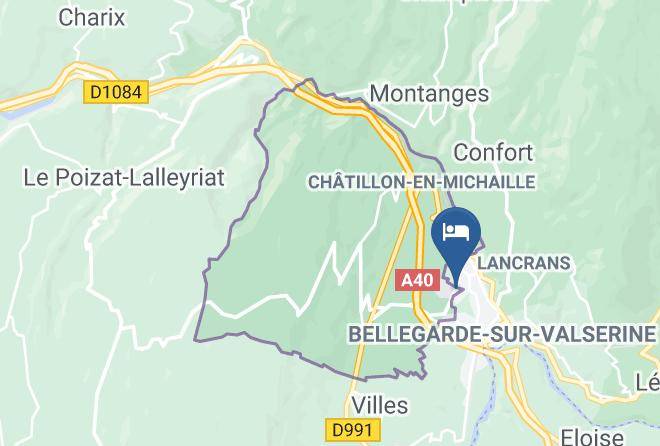 Ain - Hotel Kyriad Bellegarde Geneve Maps