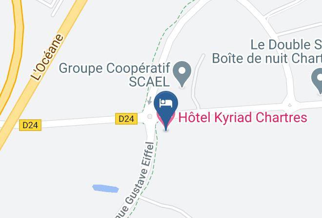 Eure Et Loir - Hotel Kyriad Chartres Maps