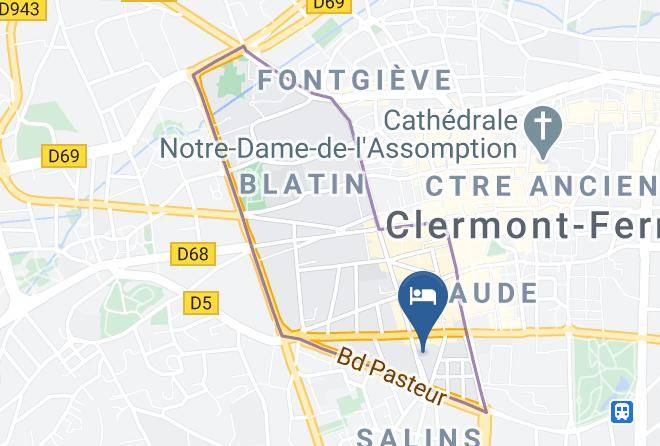 Puy De Dome - Hotel Kyriad Clermont Ferrand Centre Maps