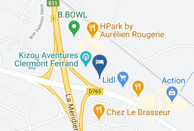 Puy De Dome - Kyriad Clermont Ferrand Sud La Pardieu Maps
