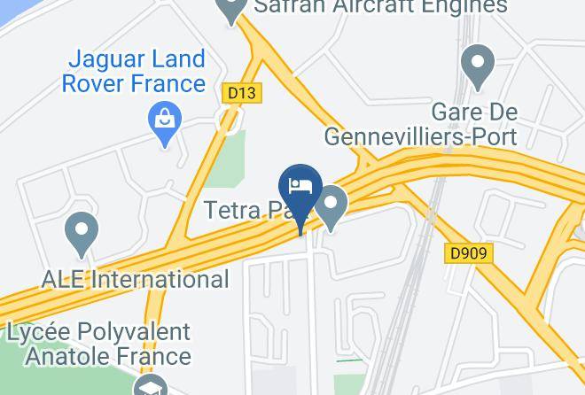 Hauts De Seine - Hotel Kyriad Colombes Maps