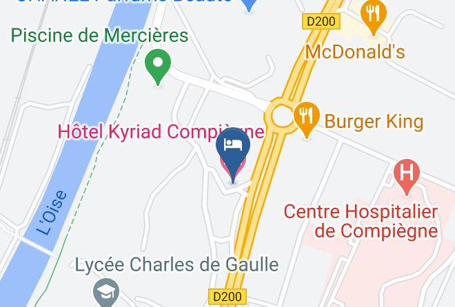 Oise - Hotel Kyriad Compiegne Maps