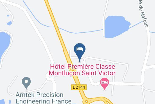 Allier - Hotel Kyriad Design Enzo Montlucon Maps