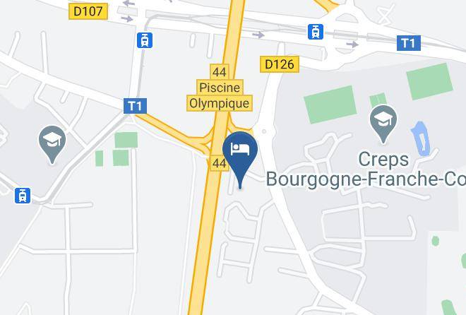 Cote D Or - Hotel Kyriad Dijon Mirande Maps
