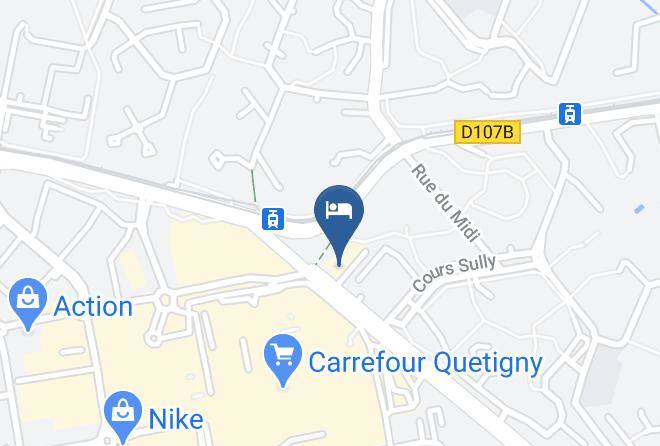 Cote D Or - Hotel Kyriad Dijon Quetigny Maps